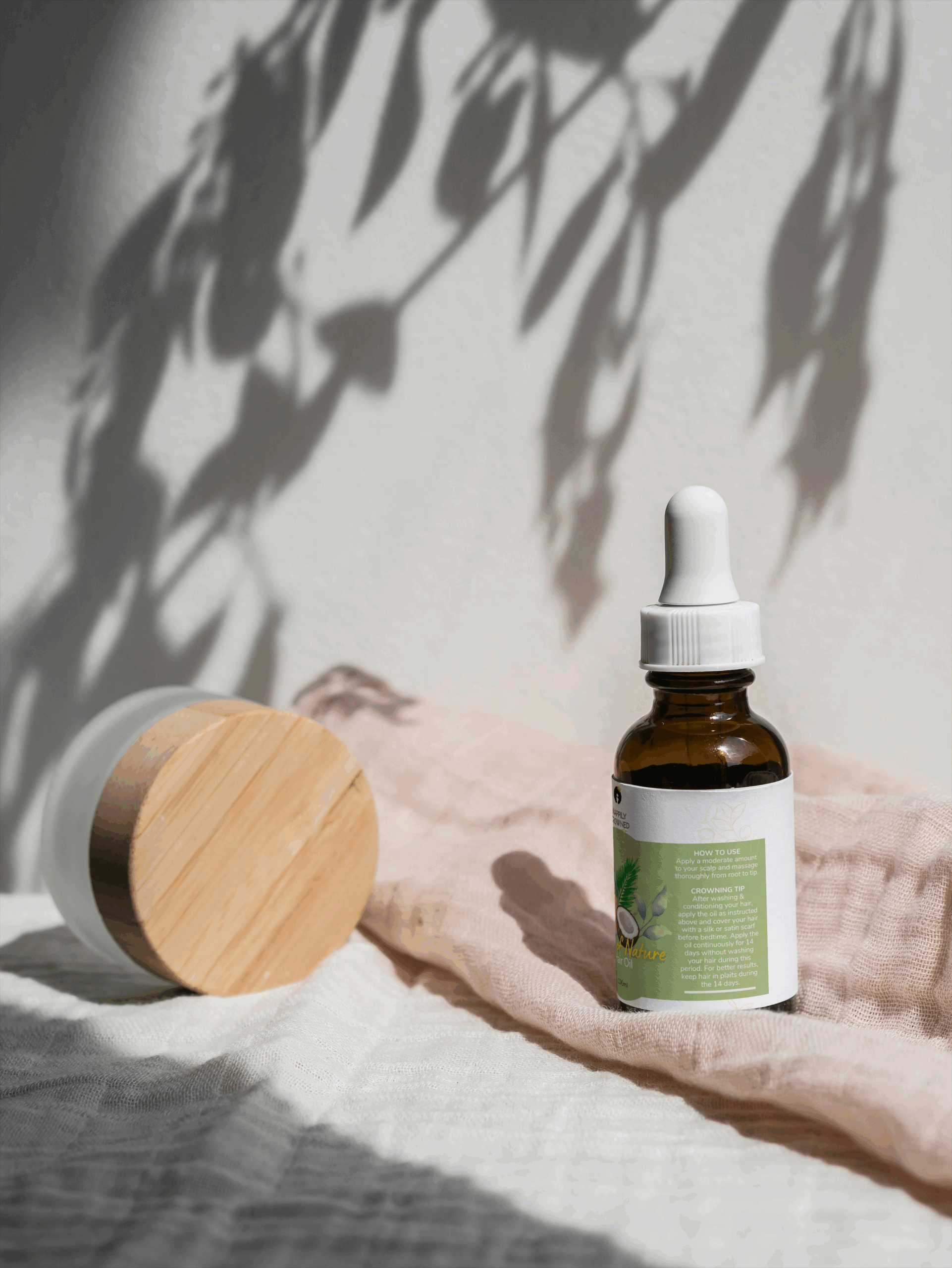 Nappily Crowned Hair Oil sideways 3